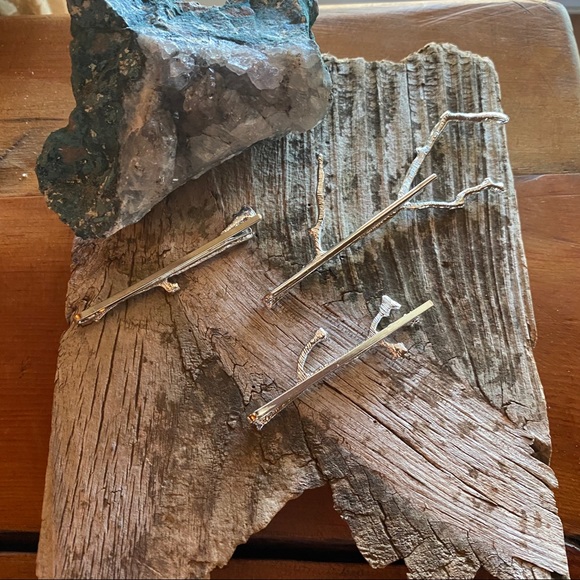 Lil’ Twig Anthro Hair Pins in Silver - Picture 4 of 5